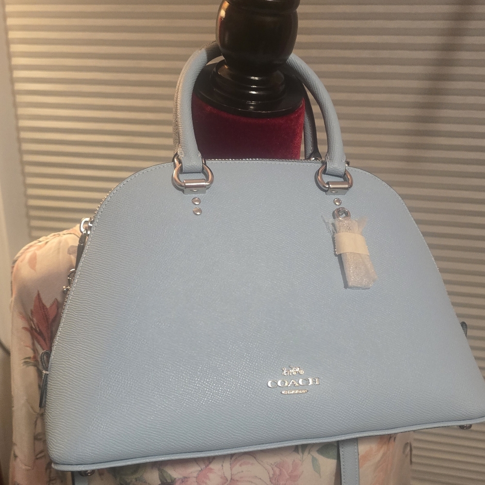 Coach Sky Blue Women's Satchel